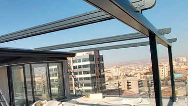 Raylı Tente
